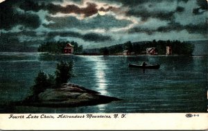 New York Adirondacks Fourth Lake Chain