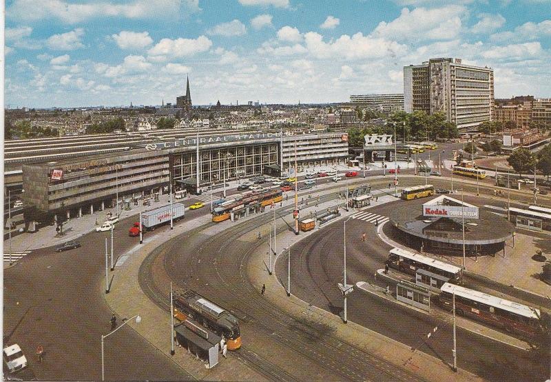 BF24156 centraal station bus stationsplei  rotterdam netherland front/back image