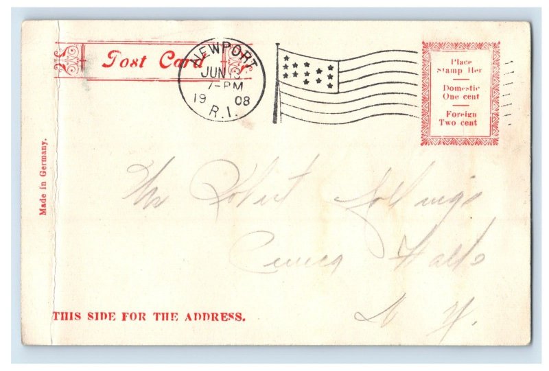 C. 1900-07 The Elms Bellevue Avenue Newport Rhode Island Postcard P213E