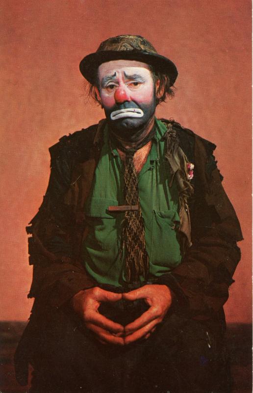 Famous People - Emmett Kelly as Weary Willie, Clown