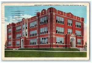 1920 Northcott Science Hall Marshall College Building Huntington WV Postcard