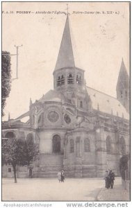 France Poissy  Abside de l'Eglise 1907
