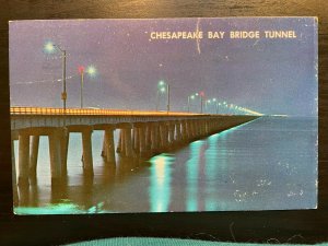 Vintage Postcard 1976 Chesapeake Bay Bridge Tunnel Va. beach Va. Eastern Shore