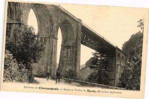 CPA Env. de CHAMPAGNOLE-Route et Viaduc de Syam (263841)