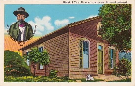 Historical View Jesse James Home Saint Joseph Missouri