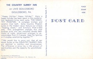 Gouldsboro, Pennsylvania, The Country Surrey Inn On Lake Gouldsboro, AA355-8