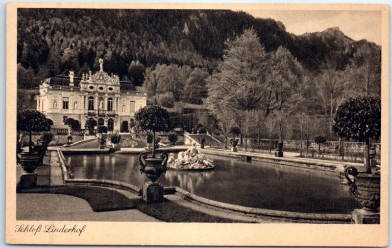 Postcard - Schloß Linderhof - Ettal, Germany