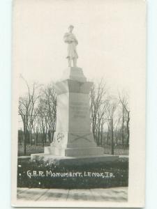 Pre-1920 rppc NICE VIEW Lenox - Near Mount Ayr & Creston Iowa IA i8343