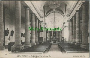 France Postcard - Avranches - Eglise Saint-Gervais, La Nef   RS26132