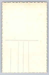 RPPC Studio Flapper Woman Roses Eggs Real Photo Easter P658 