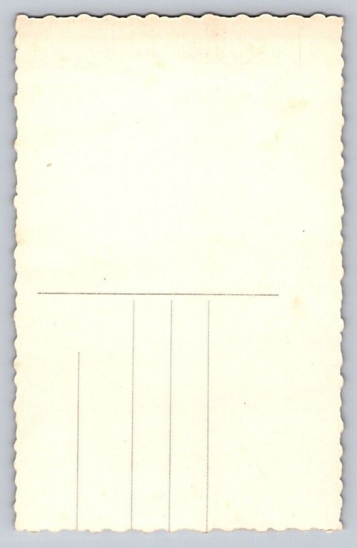 RPPC Studio Flapper Woman Roses Eggs Real Photo Easter P658 