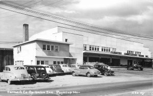 Postcard RPPC 1940s Washington Puyallup Farmers Co-Op Union Inc 23-12337