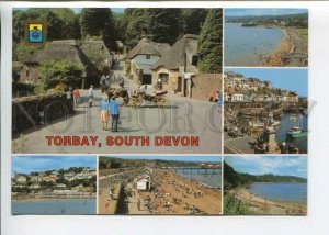 442059 UK Torquay South Devon advertising Old postcard