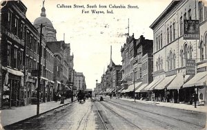 Calhoun Street South from Columbia Street - Fort Wayne, Indiana IN