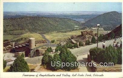 Amphitheatre & Valley - Red Rocks Park, Colorado CO