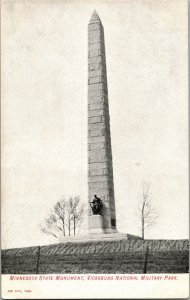 Minnesota State Monument, Vicksburg National Park MS c1907 Postcard L42