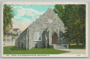 Sanatorium Virginia~Blue Ridge Chapel~1920s Postcard