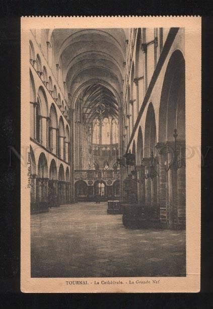 060222 BELGIUM Tournai La Cathedrale vue de la Place