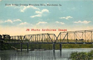 IA, Manchester, Iowa, Steel Bridge, Maquoketa River, EC Kropp No 11094