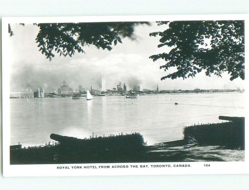 Pre-1949 rppc NICE VIEW Toronto Ontario ON W1071