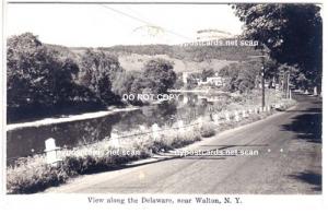 RPPC, Along the Delaware, Walton NY