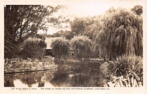 br106104 pond at diana island botanical gardens adelaide australia