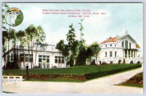 1909 ALASKA YUKON PACIFIC EXPOSITION MINES BUILDING AGRICULTURAL PALACE X188