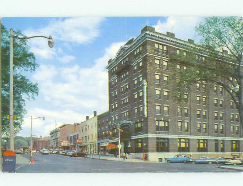 Unused Pre-1980 SHOPS AND VERMONT HOTEL Burlington Vermont VT hr5824