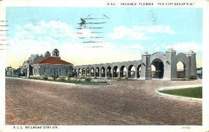 A. C. L. Railroad Station - Orlando, Florida FL