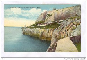 Light House & Governor's Cottage, Gibraltar, 1900-1910s