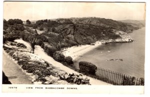 Real Photo, Babbacombe, Devon, England Used 1958