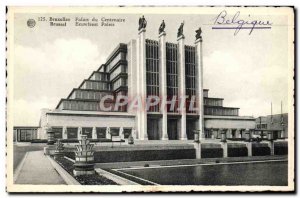 Old Postcard Brussels Palais Du Centenaire