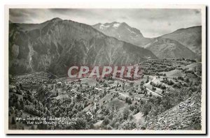 Old Postcard Route d'Huez Alre View Bourg d'Oisans