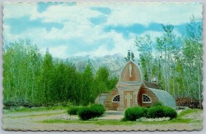 Haines Junction Yukon Alaska Highway 1960s Postcard Northern Church