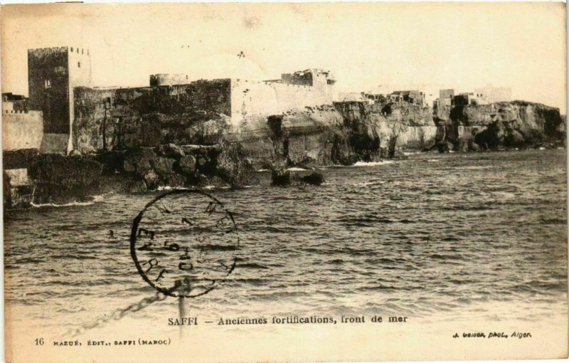 CPA AK Saffi - Anciennes Fortifications - Front de Mer MAROC (964209)