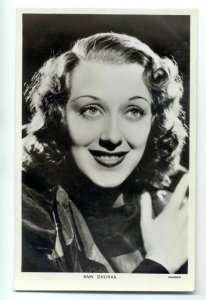 b3760 - Film Actress - Ann Dvorak - postcard Picturegoer no 657b