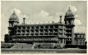 Uruguay Montevideo Hotel Casino Municipal de Carrasco Vintage Postcard 08.53