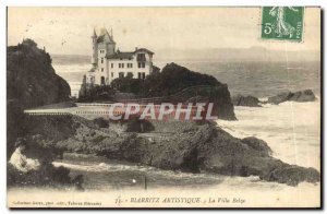 Old Postcard Biarritz Artistic Villa Belza