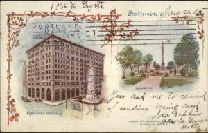 Pioneer Souvenir Postcard Patriographic Series Baltimore #6 c1900