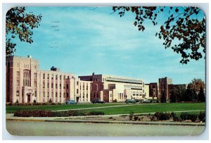 1962 Vista on the Campus of University of Wyoming Laramie WY Vintage Postcard