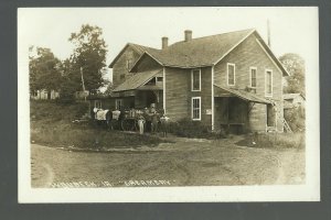 Waubeek IOWA RP c1910 CREAMERY nr Anamosa Central City Marion Whittier TINY TOWN