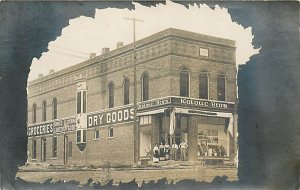 NE, Humboldt, Nebraska, RPPC, Kotouc Brothers Dry Goods Store