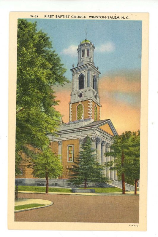 NC - Winston-Salem. First Baptist Church