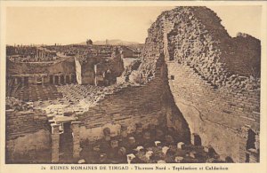 Tunisia Ruines Romaines de Timgad Thermes Nord Tepidarium et Caladrium