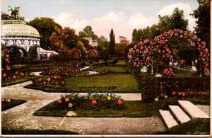 Germany Karlsruhe Stadtgarten Rosenanlagen 1927