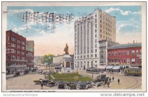 Maine Portland Monument Square 1919