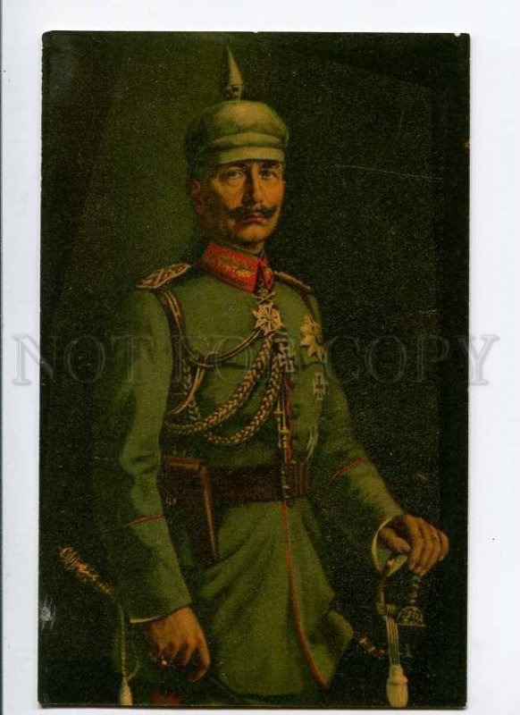 275747 WWI Germany PROPAGANDA Wilhelm II KAISER vintage PC