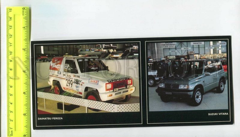 476739 Czechoslovakia 3rd car showroom of nineties Daihatsu Feroza Suzuki Vitara