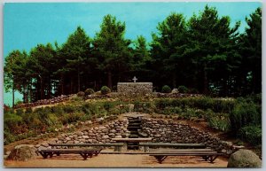 Vtg Rindge NH Cathedral of Pines Mothers Chapel Garden of Remembrance Postcard