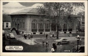 La Porte Laporte IN Post Office Postcard